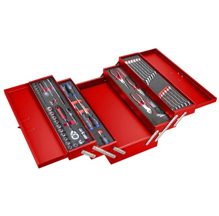 5 Tray Carry Box with 61pcs Multi-Function Tool Set