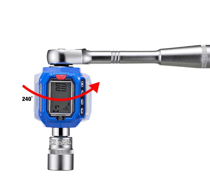 3/8” Digital Torque Adapter, 1-205 Nm / 0.74-151 ft-lbs - Wadamart