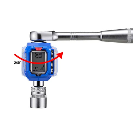 3/8” Digital Torque Adapter, 1-205 Nm / 0.74-151 ft-lbs - Wadamart