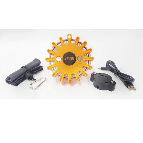 SBV Tools Rechargeable LED Safety Light with Magnet - Wadamart