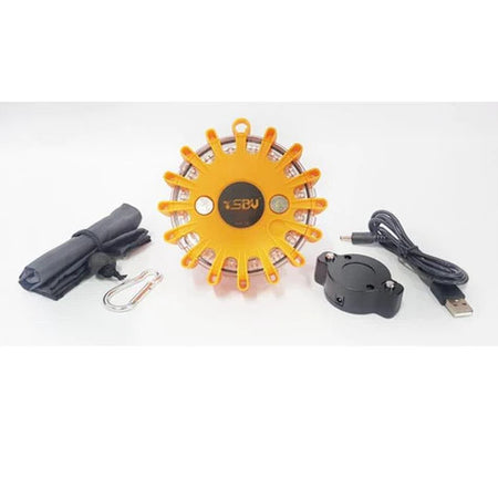 SBV Tools Rechargeable LED Safety Light with Magnet - Wadamart