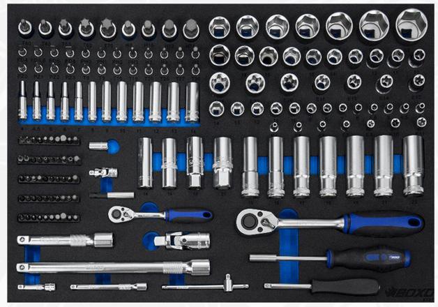 Set Tools Socket 163 PCS 1/4" & 1/2" DR. Socket Set