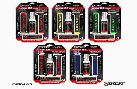 Risk Racing FUSION 2.0 Motocross Grips with Fusion Bonding System Original - Wadamart