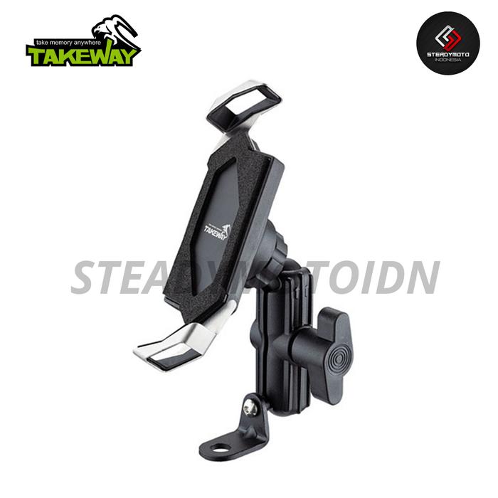 TAKEWAY PHONE HOLDER REARVIEW MOUNTED MIRROR Z PHONE HOLDER ECO - Wadamart