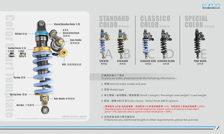 YAMAHA AEROX 155/AEROX-S 155 H2P Rear Suspension - Wadamart