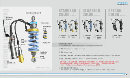 YAMAHA MT15 (ALL) H2P Rear Suspension - Wadamart