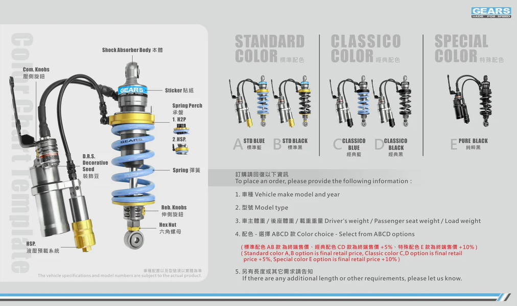 HONDA CRF250 RALLY H2P Rear Suspension - Wadamart