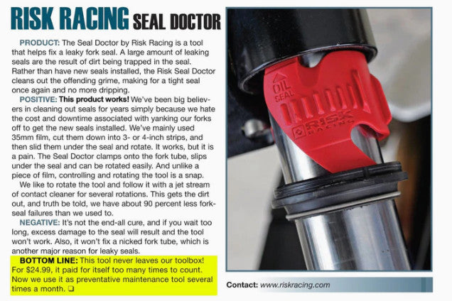 Risk Racing Seal Doctor - Fix Leaky Fork Seals In Seconds - Wadamart