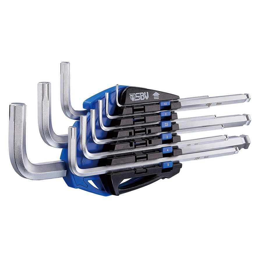 SBV Tools Extractor Hex Key Set (Extra Long) - 9 pcs Original - Wadamart