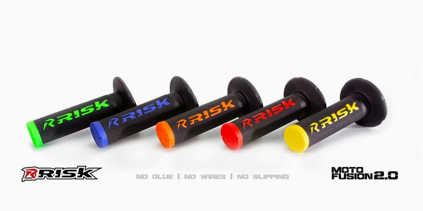 Risk Racing FUSION 2.0 Motocross Grips with Fusion Bonding System Original - Wadamart