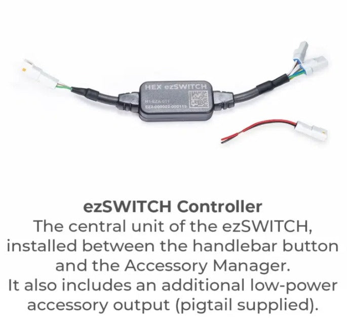 HEX ezSWITCH KIT with Coloured LED Accessory Switch - Wadamart