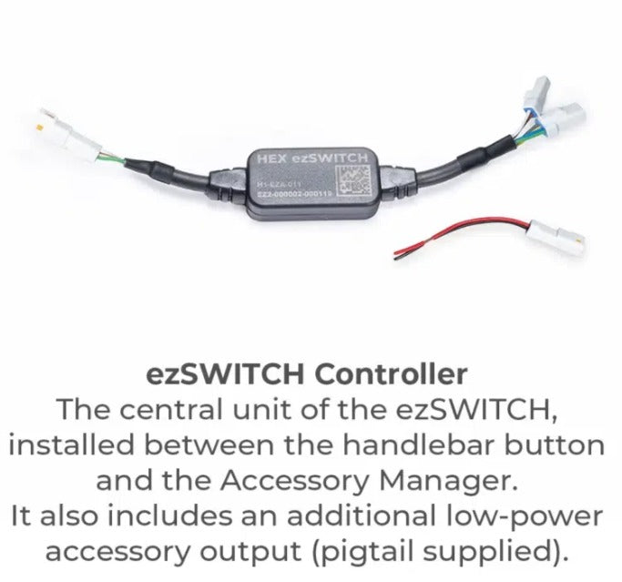 HEX ezSWITCH KIT with Coloured LED Accessory Switch - Wadamart