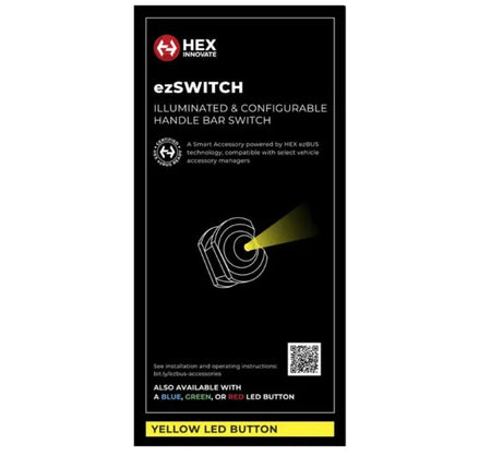 HEX ezSWITCH KIT with Coloured LED Accessory Switch - Wadamart