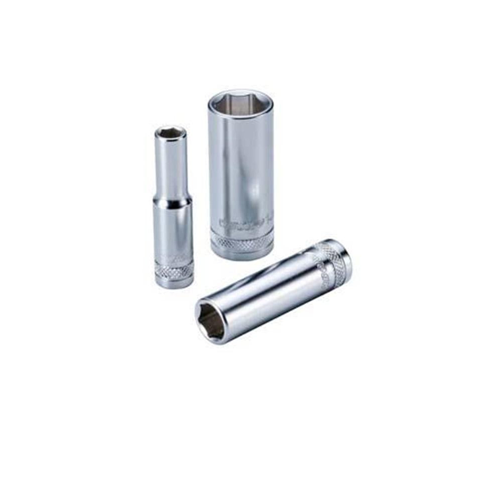1/2" Dr. 6PT Deep Socket  w/ Mirror Finish - Wadamart