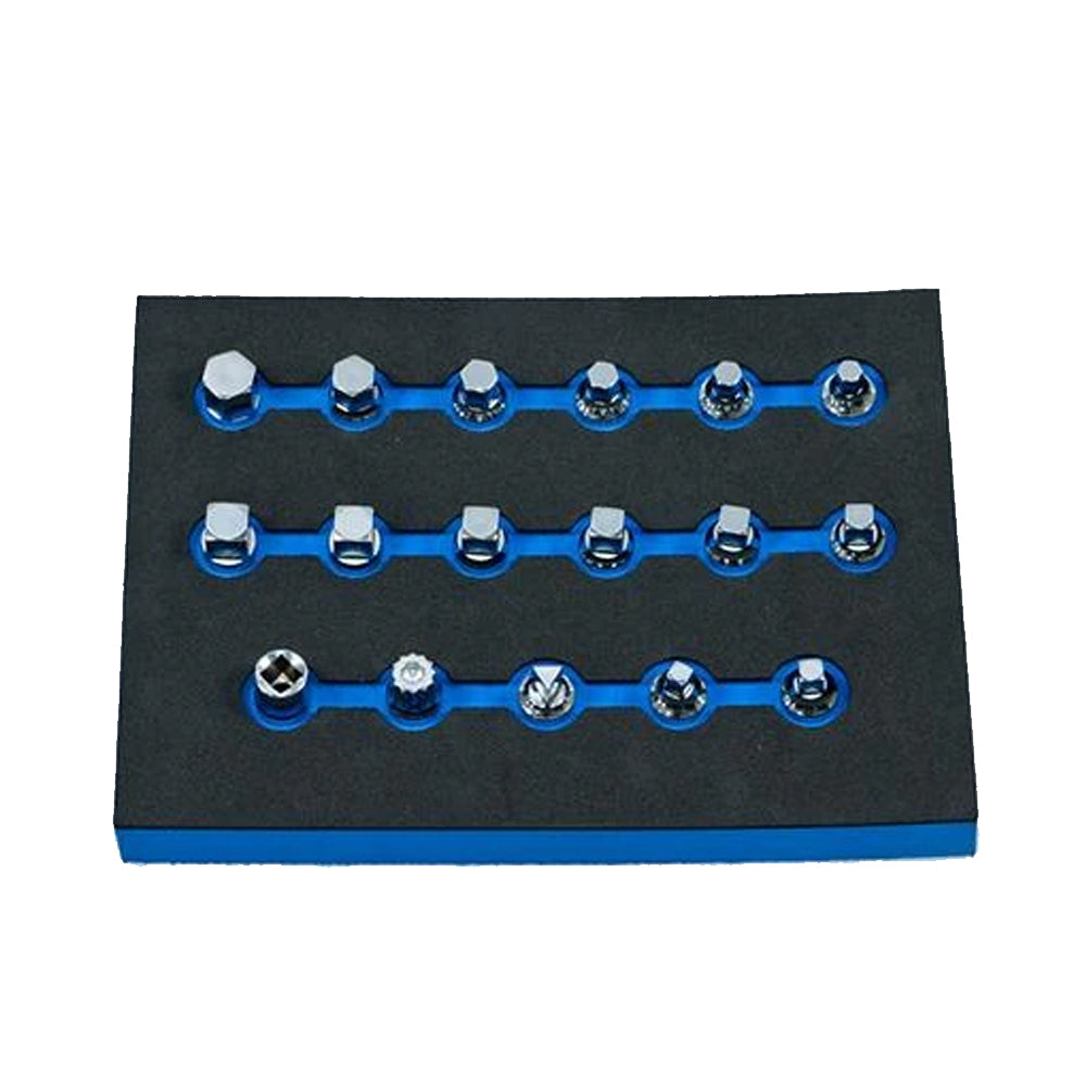 DRAIN PLUG KEY SET 17PCS - Wadamart