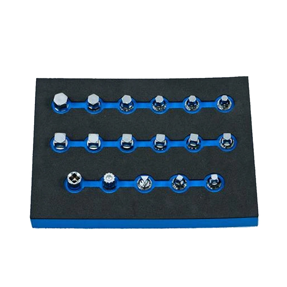 DRAIN PLUG KEY SET 17PCS - Wadamart