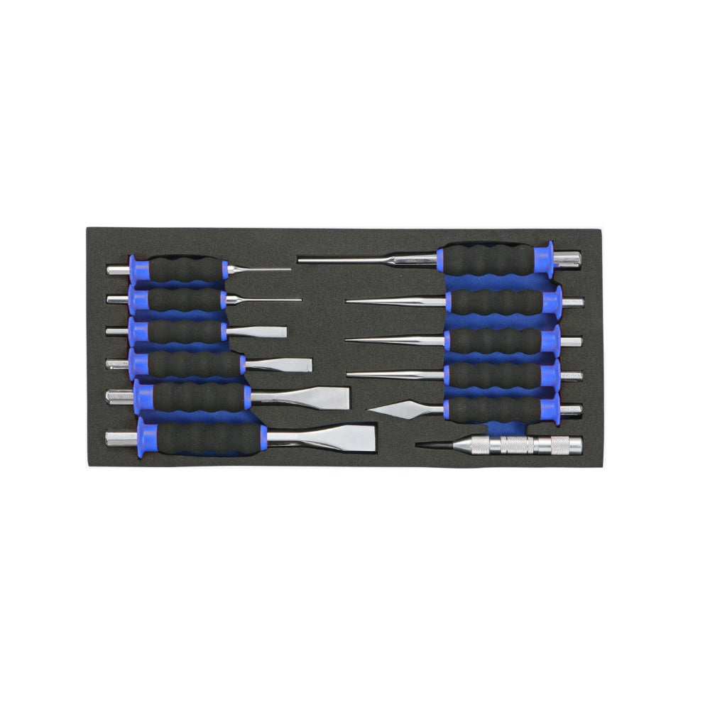 12 Pcs Punsh & Chisel Set - Wadamart